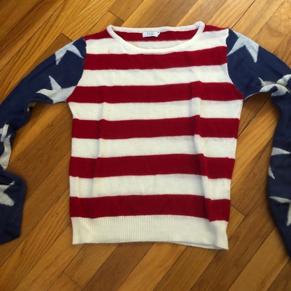 American flag sweater
